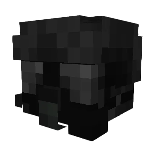 Valvacious Minecraft avatar head, 3D render