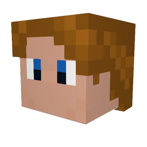Valwar062006 Minecraft avatar head, 3D render
