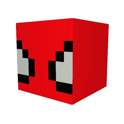 Valyho Minecraft avatar head, 3D render
