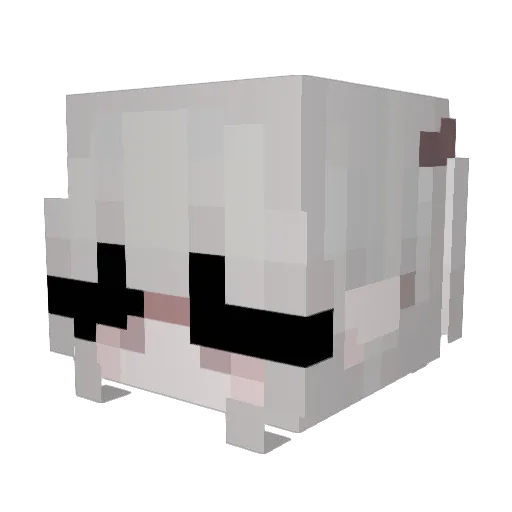 ValyrianQueen Minecraft avatar head, 3D render
