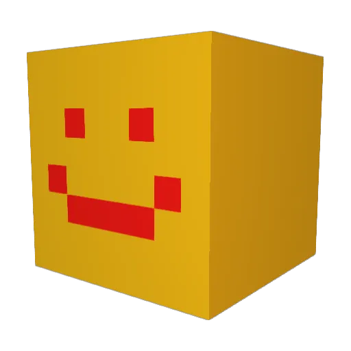 Vam55 Minecraft avatar head, 3D render