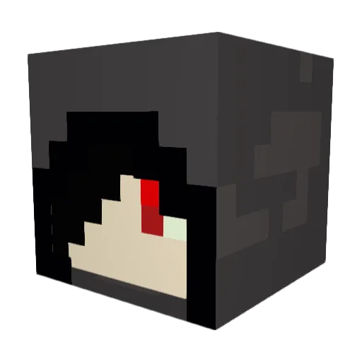 VamDemon Minecraft avatar head, 3D render