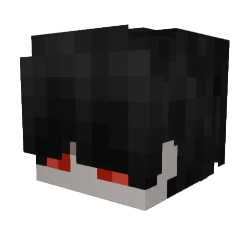 Vamatr Minecraft avatar head, 3D render