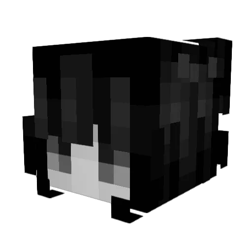 Vamp6784 Minecraft avatar head, 3D render