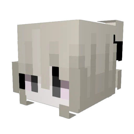 VampAbssal Minecraft avatar head, 3D render