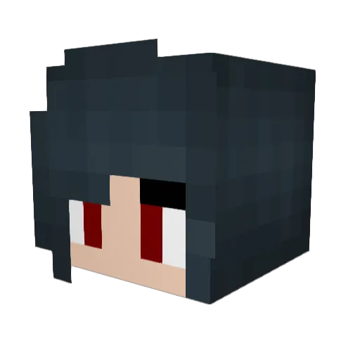 VampFan63 Minecraft avatar head, 3D render