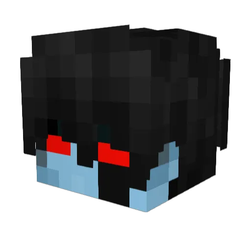 Vampire0168 Minecraft avatar head, 3D render
