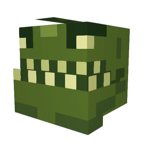 VampireAl4 Minecraft avatar head, 3D render