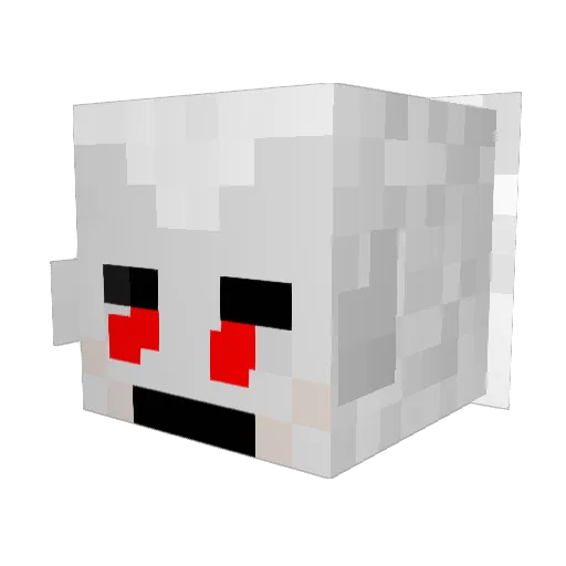 VampireHaven Minecraft avatar head, 3D render