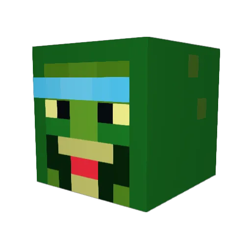 VampireSlayer331 Minecraft avatar head, 3D render