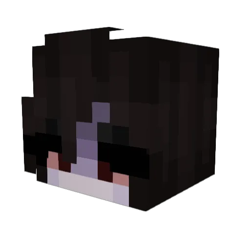 Vampire_Kush4 Minecraft avatar head, 3D render