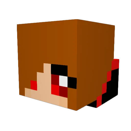 Vampireblood289 Minecraft avatar head, 3D render