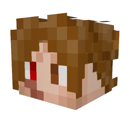 Vampirelord271 Minecraft avatar head, 3D render