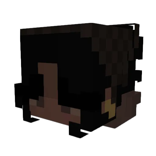 VampiriXXII Minecraft avatar head, 3D render