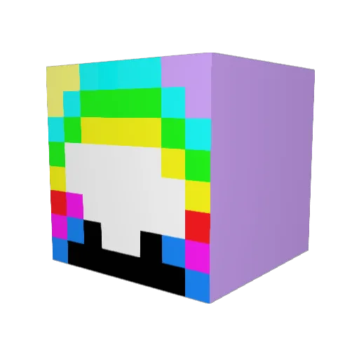 Vampirion1 Minecraft avatar head, 3D render