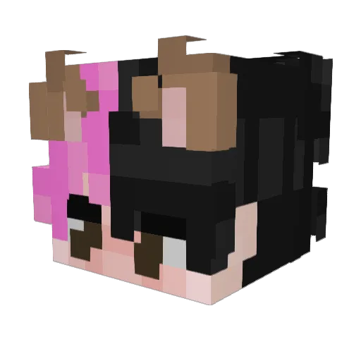 VampupNapkin Minecraft avatar head, 3D render
