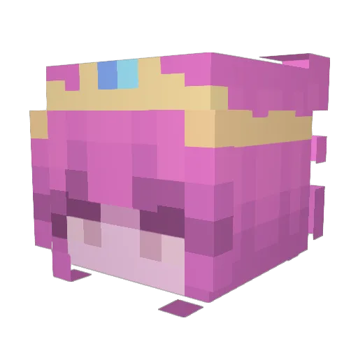 VampyEllie Minecraft avatar head, 3D render