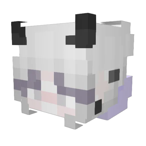 VampyLee Minecraft avatar head, 3D render