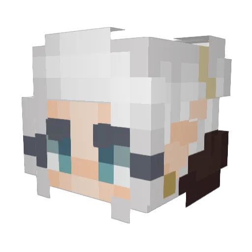 Vampyre1431 Minecraft avatar head, 3D render