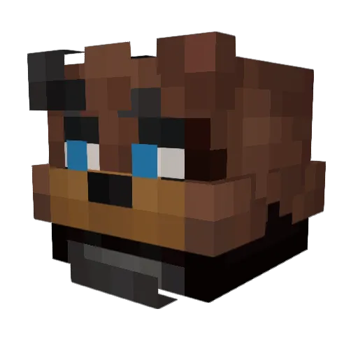 Vampyre99 Minecraft avatar head, 3D render