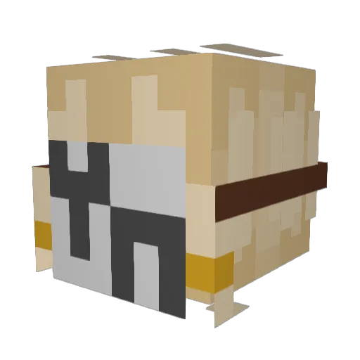 Vampyree Minecraft avatar head, 3D render