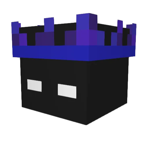 Vamytow Minecraft avatar head, 3D render