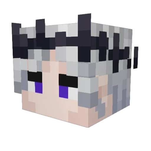 Van1r_ Minecraft avatar head, 3D render
