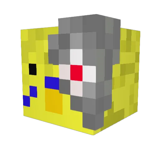 Van904 Minecraft avatar head, 3D render