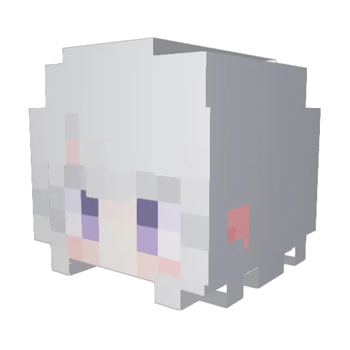 Van963 Minecraft avatar head, 3D render