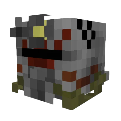 VanBuren368 Minecraft avatar head, 3D render