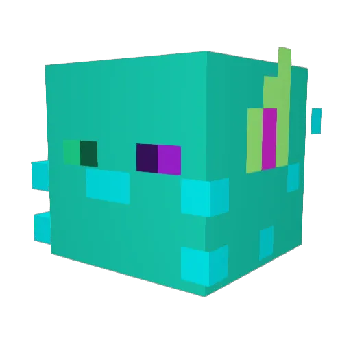 VanDerWalk Minecraft avatar head, 3D render