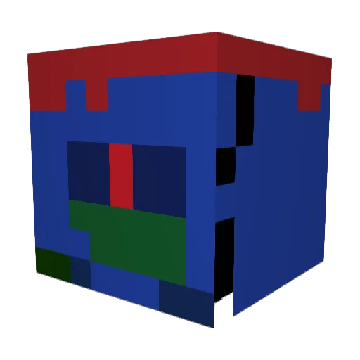 VanKillz Minecraft avatar head, 3D render
