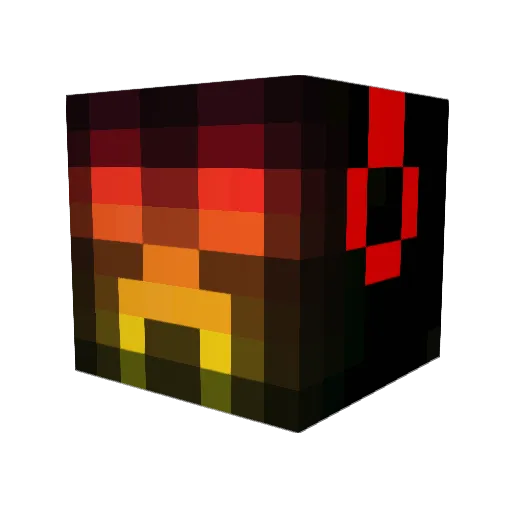 VanManDJ Minecraft avatar head, 3D render