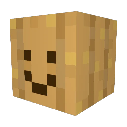 VanMcMillin Minecraft avatar head, 3D render
