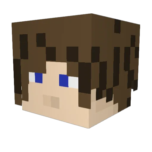 VanNyas Minecraft avatar head, 3D render