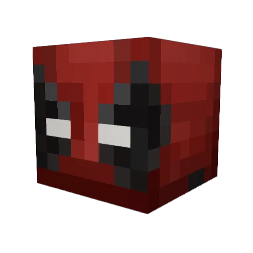 VanSmash Minecraft avatar head, 3D render