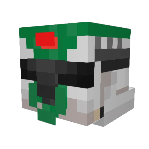 VanVanFR Minecraft avatar head, 3D render