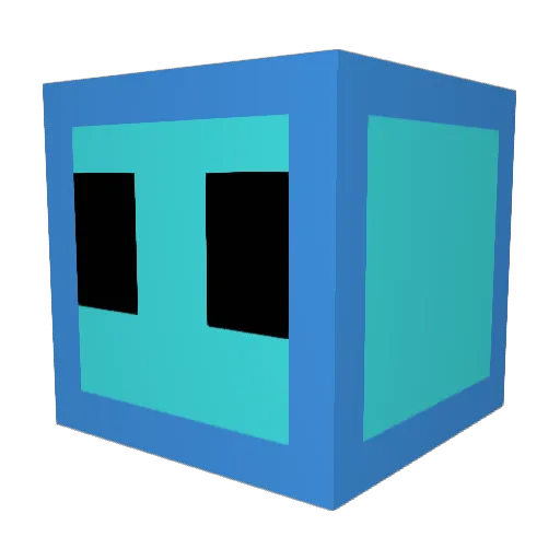 Van_K Minecraft avatar head, 3D render