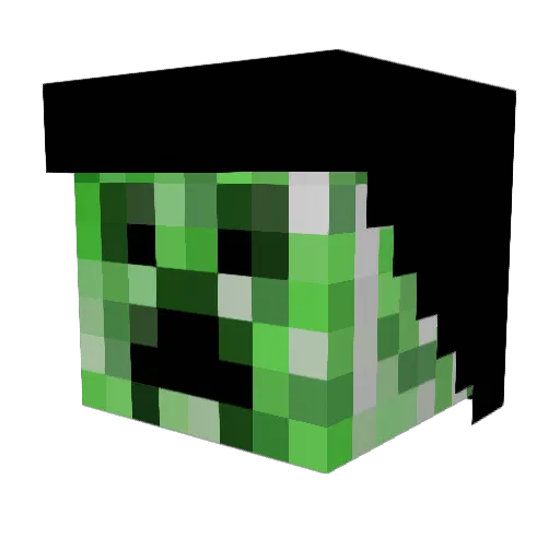 Van_warsom Minecraft avatar head, 3D render