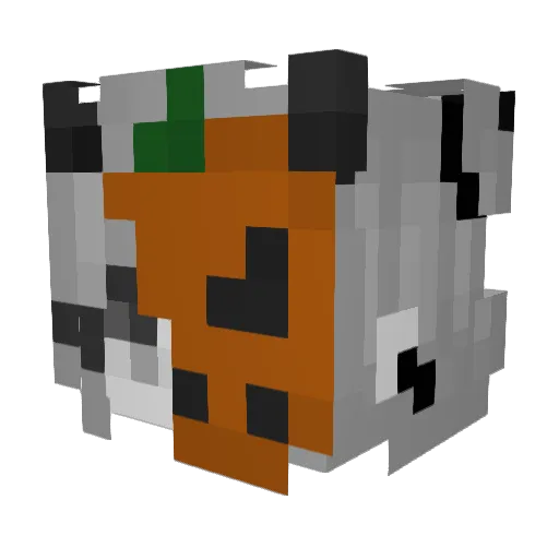 Vanadiz Minecraft avatar head, 3D render