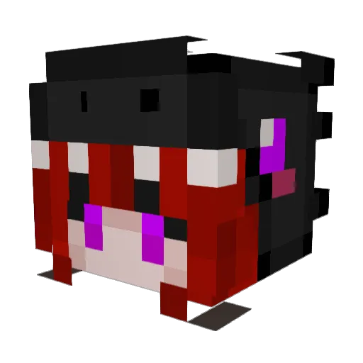 Vanaglorius Minecraft avatar head, 3D render