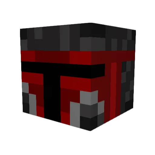 Vanax3S Minecraft avatar head, 3D render