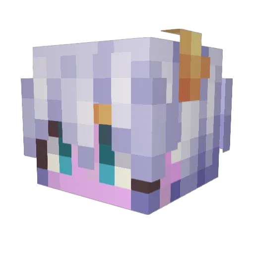 VandalZC Minecraft avatar head, 3D render