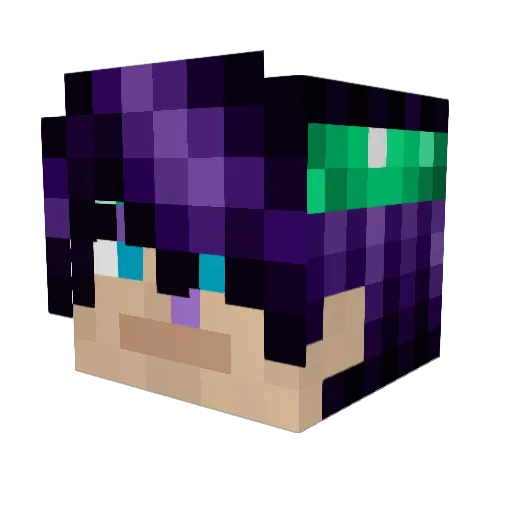 Vandel_ Minecraft avatar head, 3D render