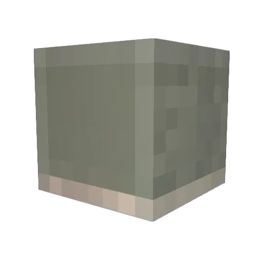 Vandergelder Minecraft avatar head, 3D render