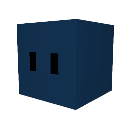 Vane15 Minecraft avatar head, 3D render