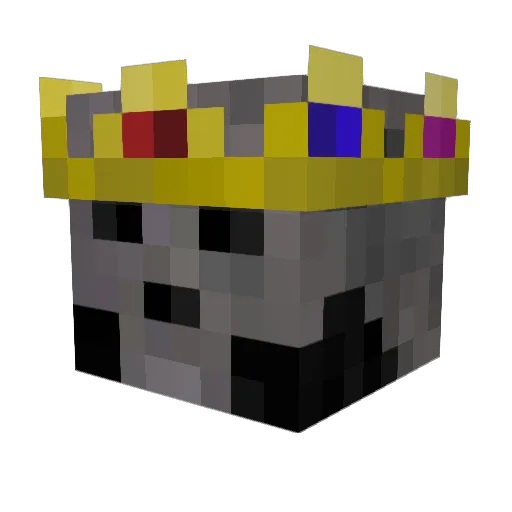 VaneNightShade Minecraft avatar head, 3D render