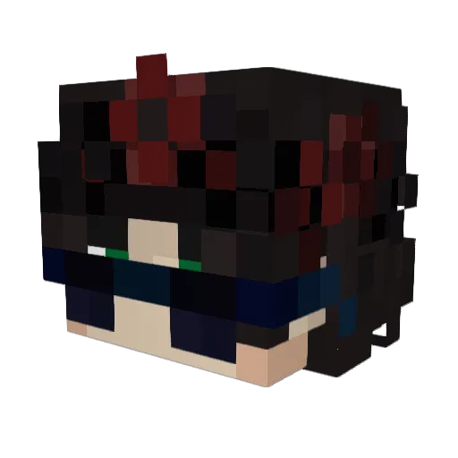 Vanechkin_31 Minecraft avatar head, 3D render