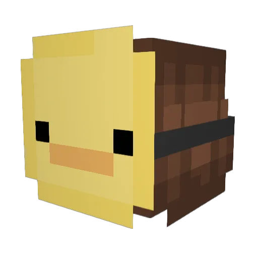 Vanesaa Minecraft avatar head, 3D render