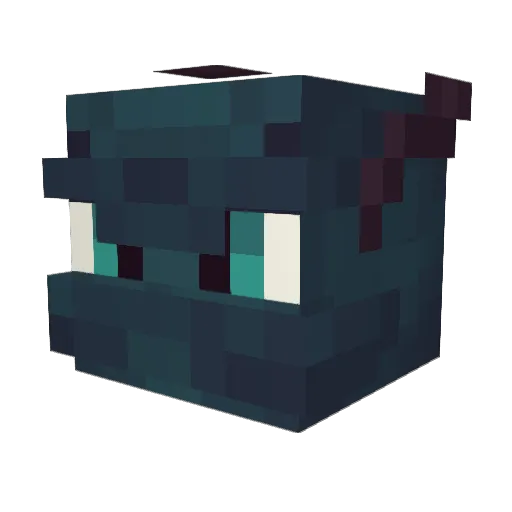 Vanessax3 Minecraft avatar head, 3D render